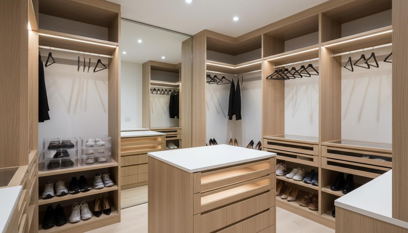 Closet Walk-in Moderno